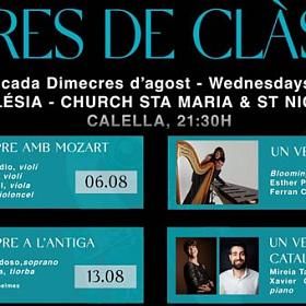 Las Vísperas de Clásica vuelven este julio y agosto a Calella
