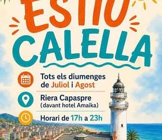Feria de Artesania en la Riera Capaspre en Calella