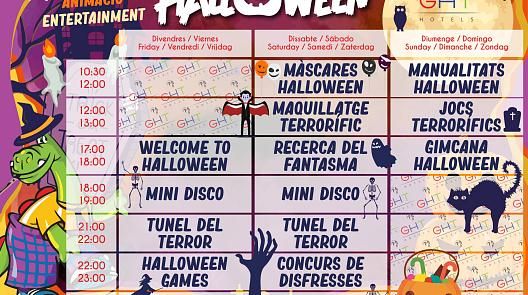 Halloween Activities Program - Hotels Oasis Park Lloret i Oasis Tossa 2025