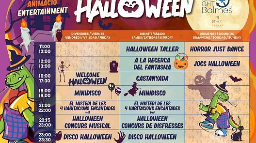 Halloween Activities Program - Hotel Balmes 2025