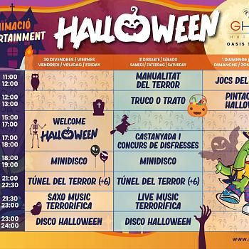 ¡Ven a disfrutar de las terroríficas actividades!